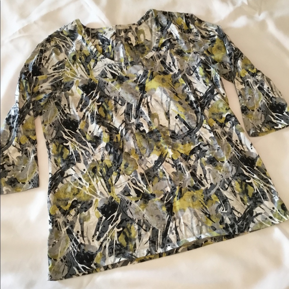 Style & Co. knit 3/4 length sleeve shirt
